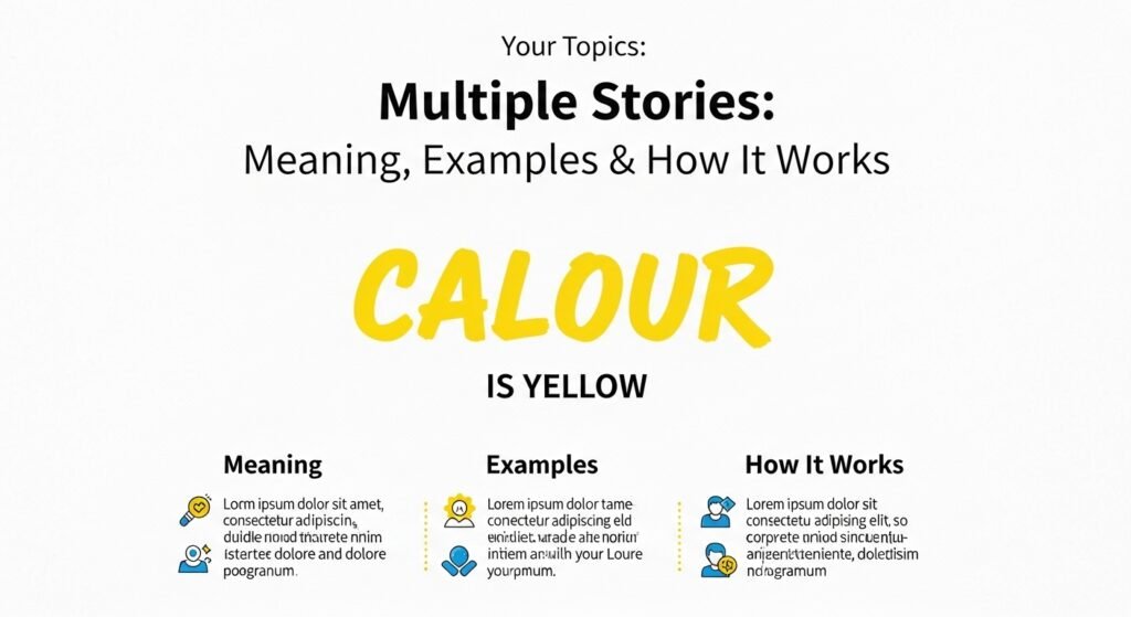 Your Topics Multiple Stories