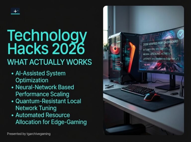 Technology Hacks Tgarchivegaming: What Actually Works in 2026