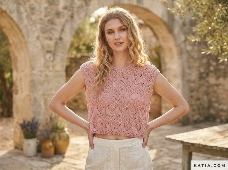 15 Free Knitted Summer Sleeveless Top Patterns